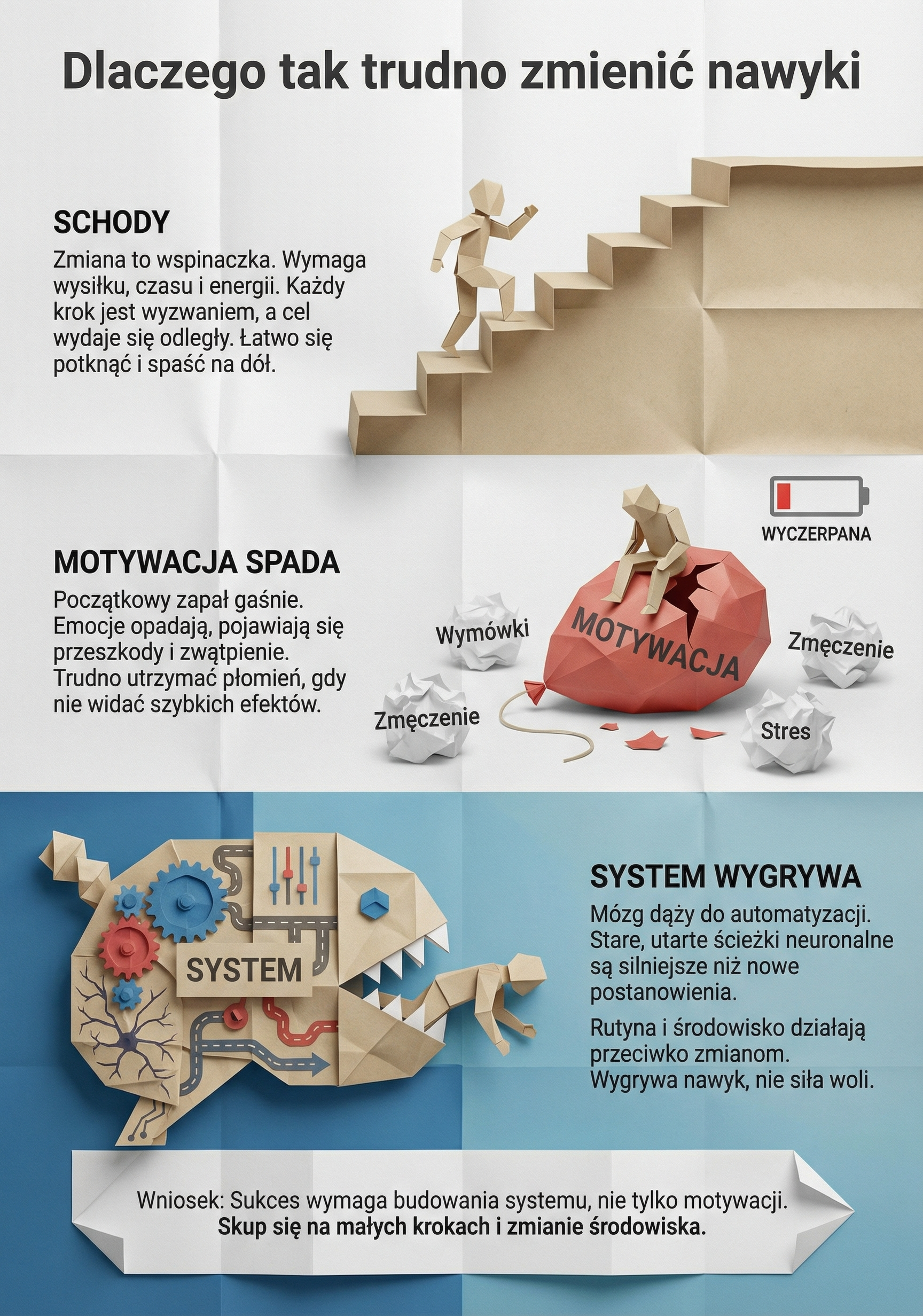 Dlaczego tak trudno jest zmienić nawyki?